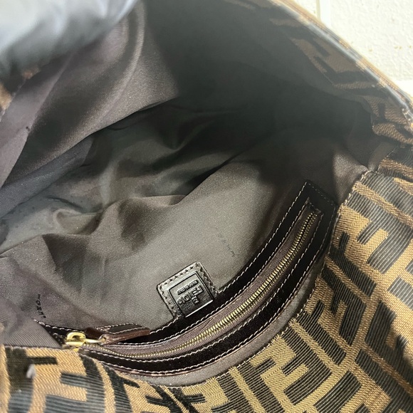 Fendi  Zucca Mama Baguette Shoulder Bag with Gold Buckle - Picture 5 of 16